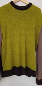 COS Men's Color Block wool sweater